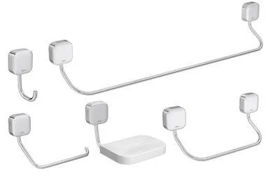 Kit de acessórios para banheiro moderno